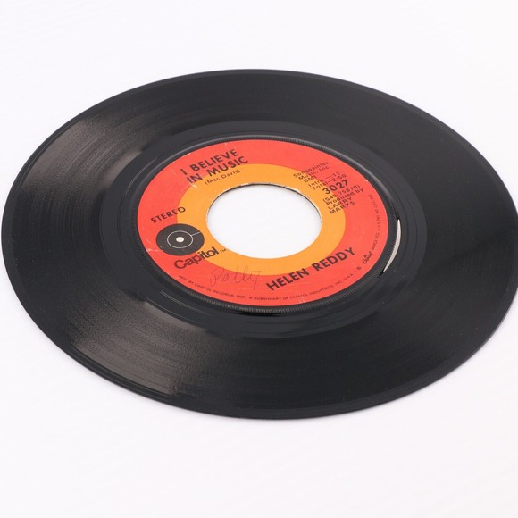 Helen Reddy – I Don't Know How To Love Him / I Believe In Music 45 rpm 7" Record - Picture 7 of 8